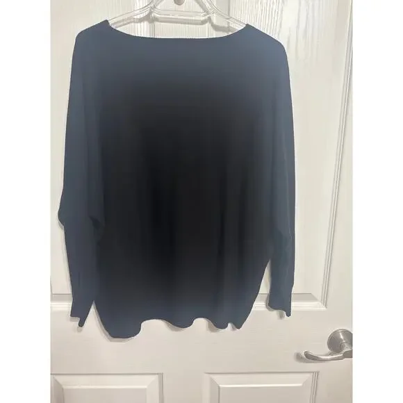 Aaeda Felted Floral Dolman Sleeve Sweater Embroidered Size Large Whimsical - Picture 6 of 12